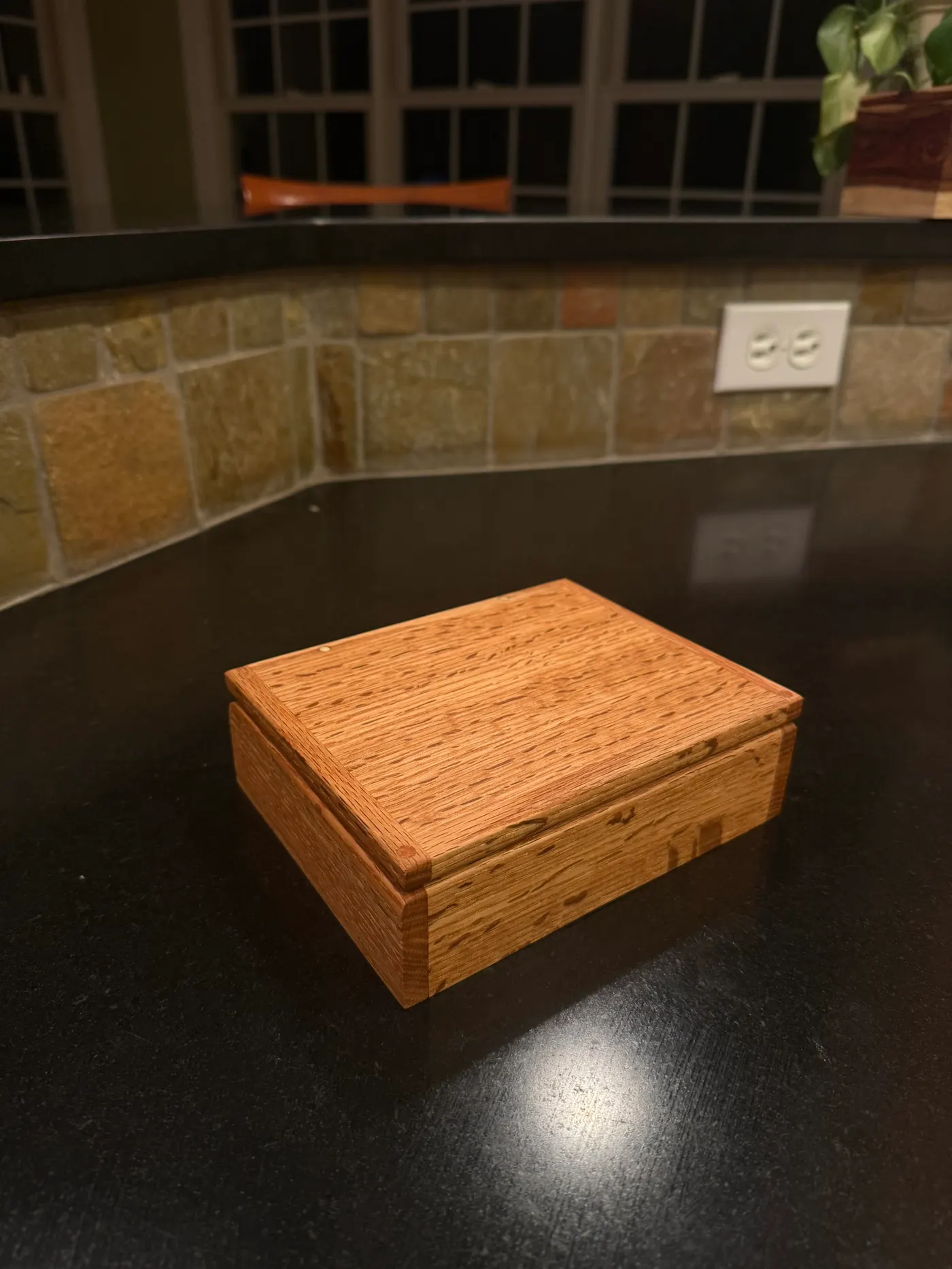 Wooden keepsake box